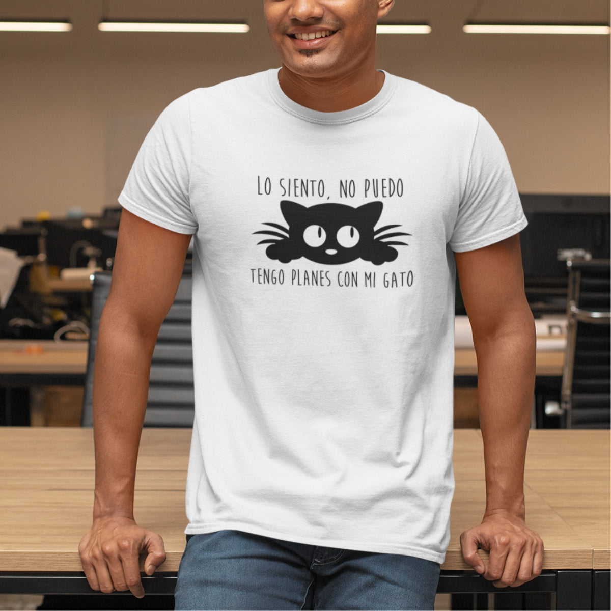 Biele UNISEX tričko „Lo siento“