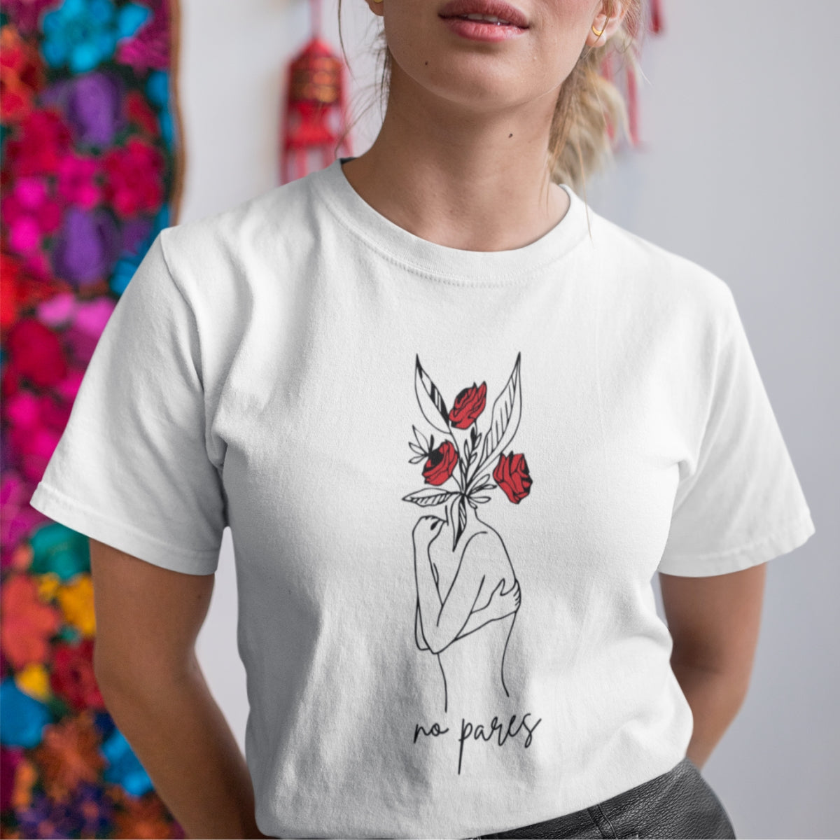 White Unisex T-shirt No pares