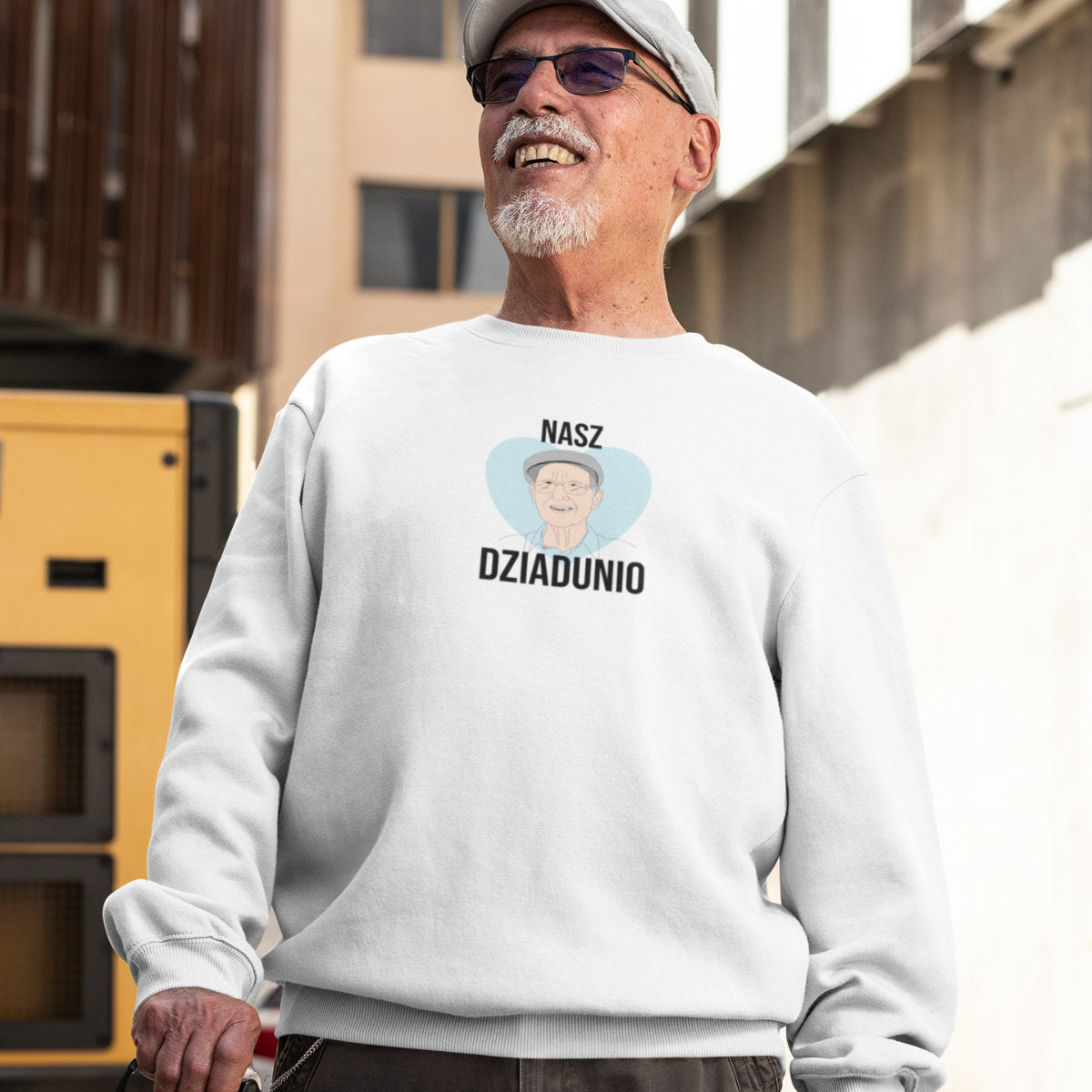 Bluza biała Nasz dziadunio