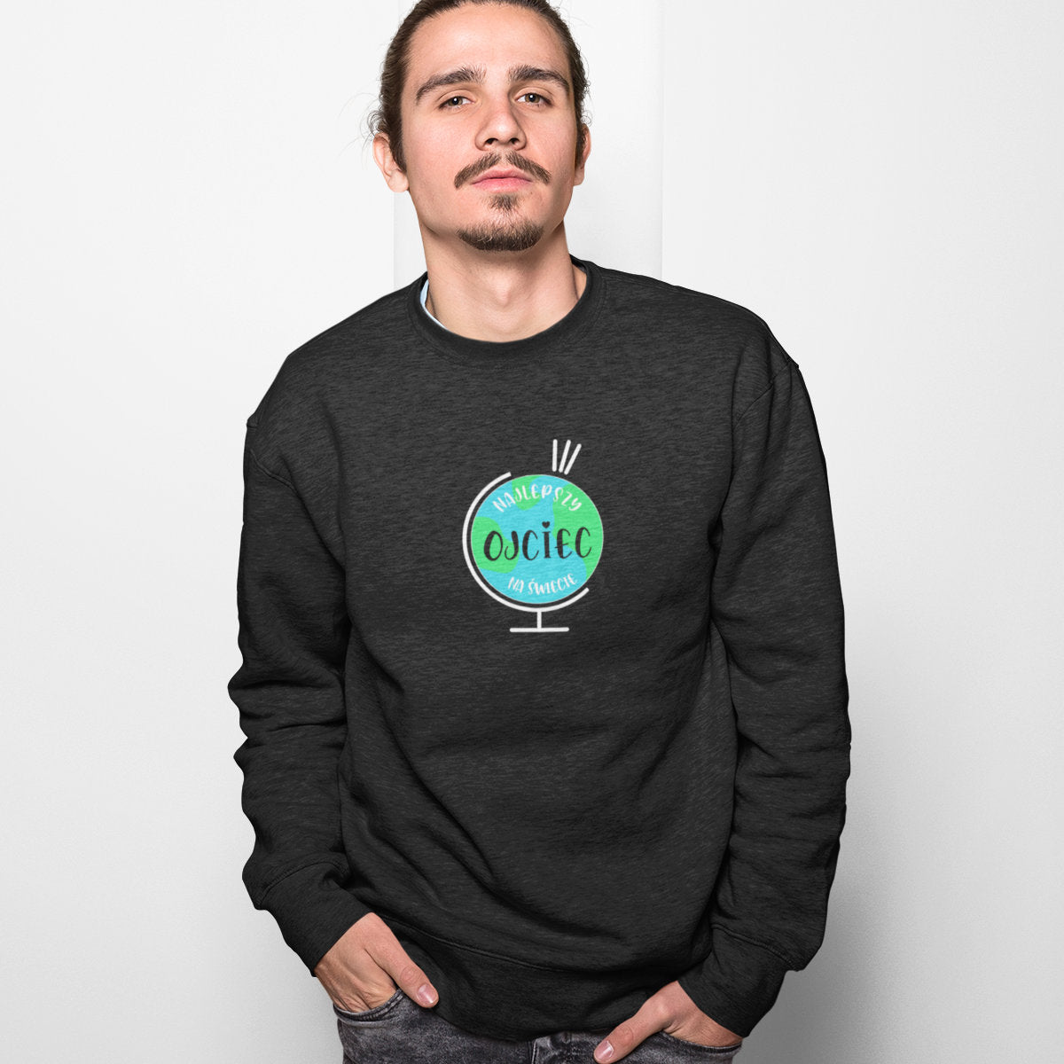 Bluza czarna Najlepszy ojciec na świecie