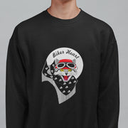 Czarna bluza Biker heart