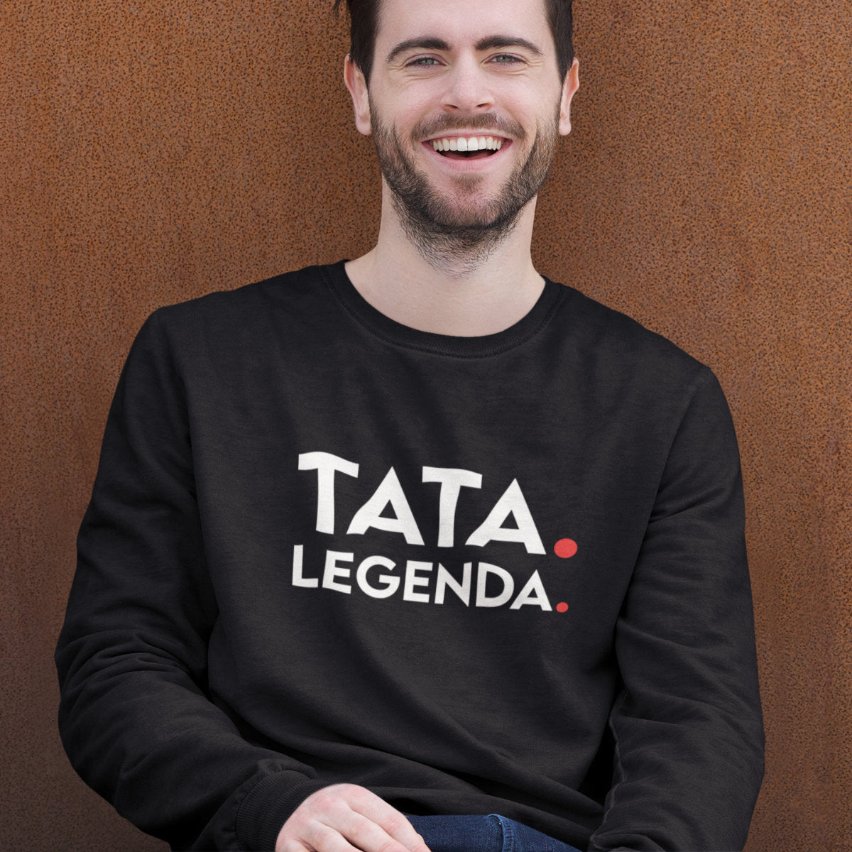 Bluza czarna Tata. Legenda.