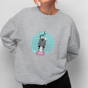 Bluza melanżowa szara Poświęcanie czasu dla siebie