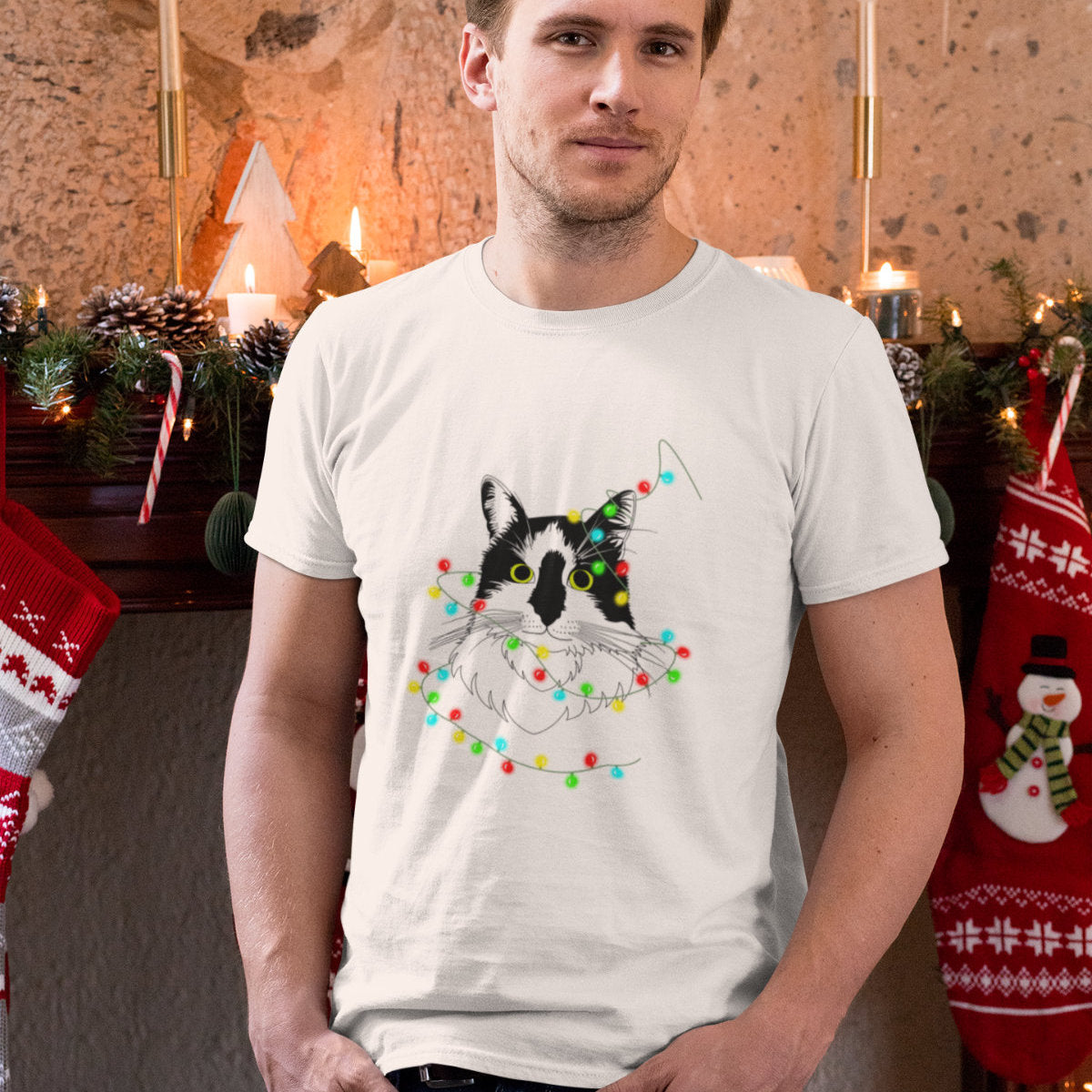 Biały T-shirt Zaplątani