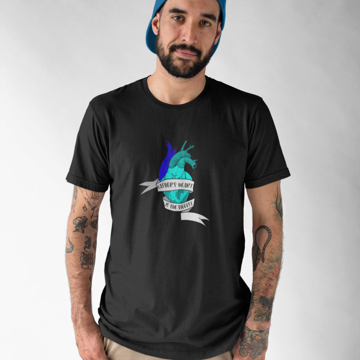 Čierne tričko „The Father's Heart“