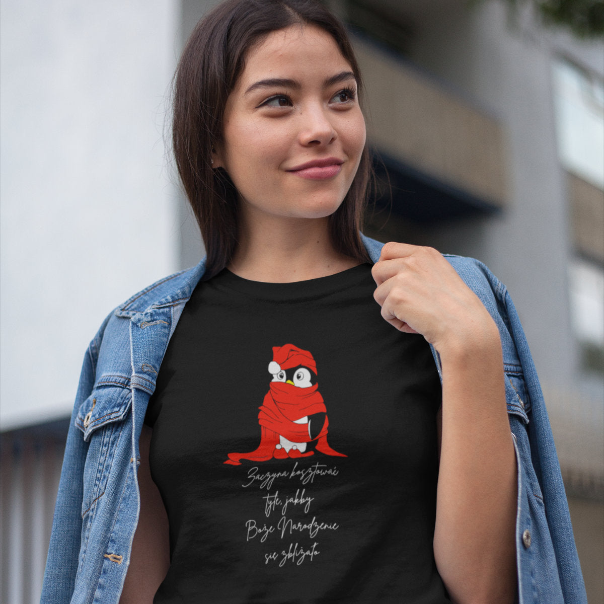 Czarny UNISEX T-shirt Zaczyna kosztować tyle