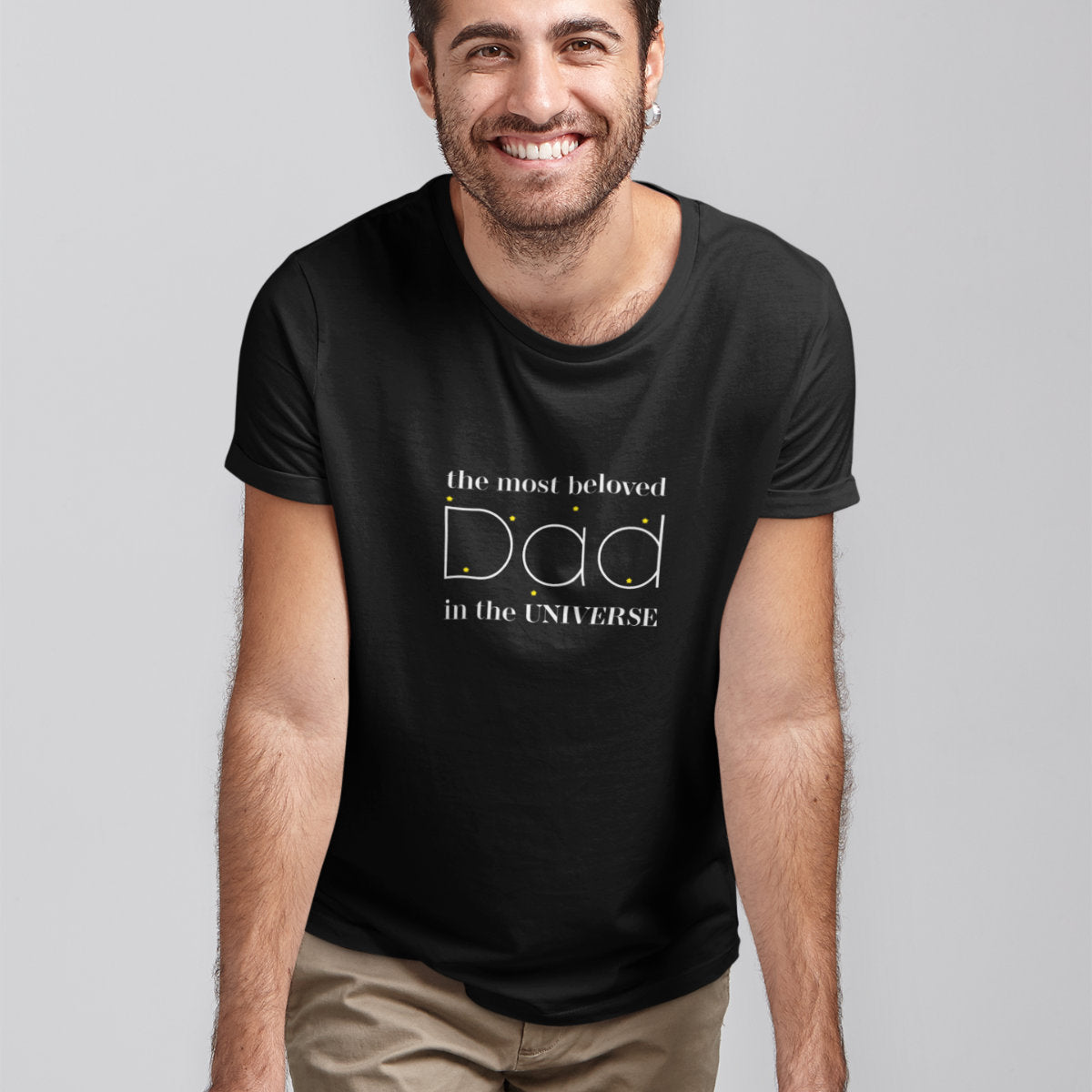 Black T-shirt The Most Beloved Dad In The Universe