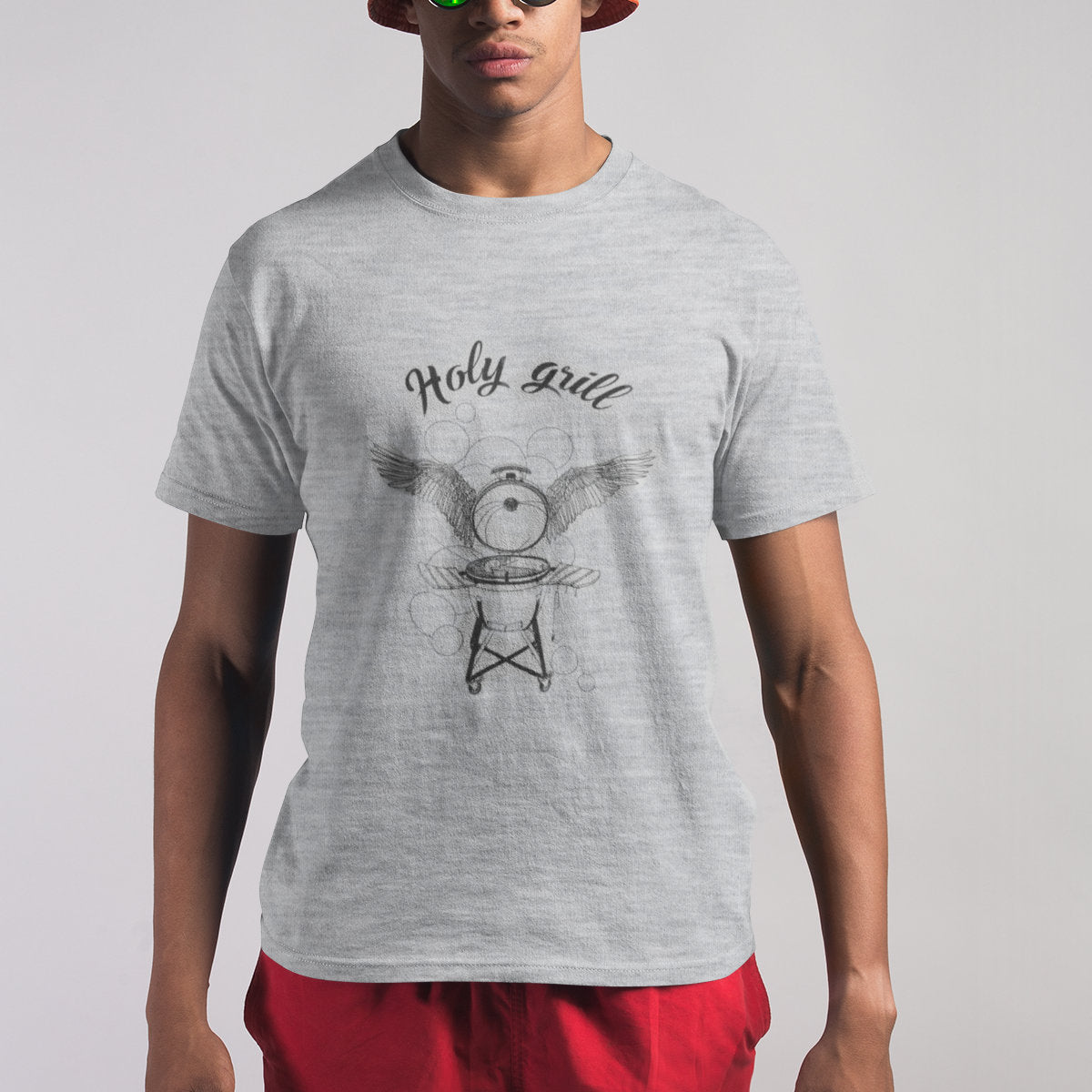 Melange grey T-shirt Holy grill