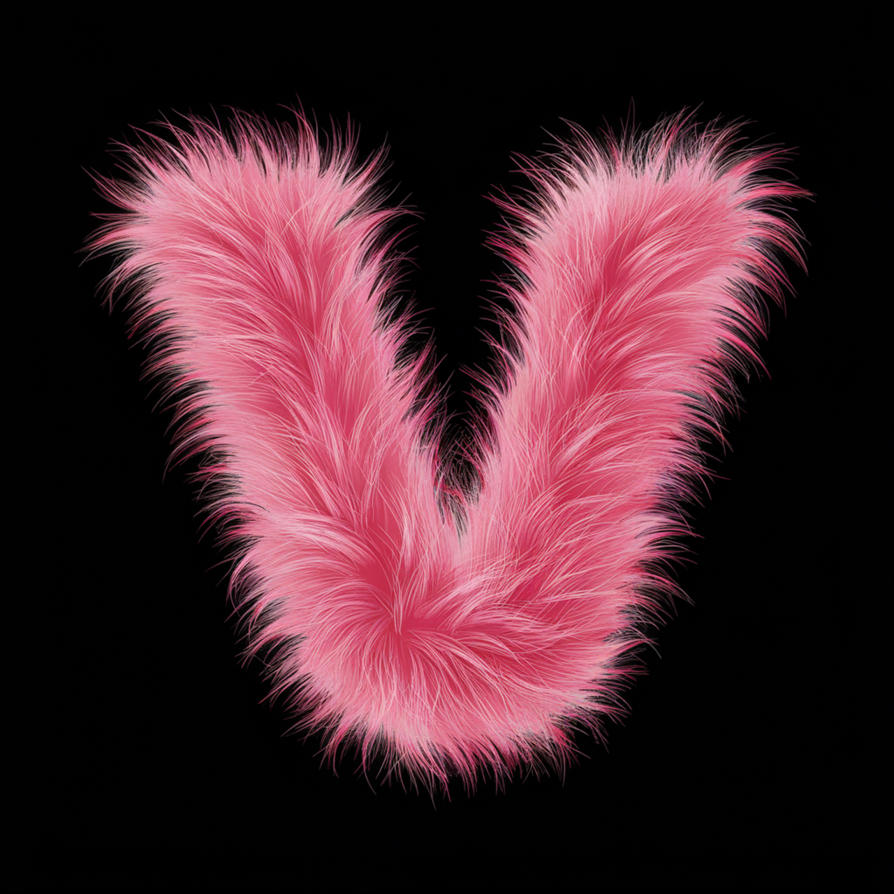 Čierny UNISEX pulóver „Písmeno V“