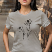 Grau meliertes T-Shirt Astern