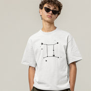 Biały T-shirt Zodiac