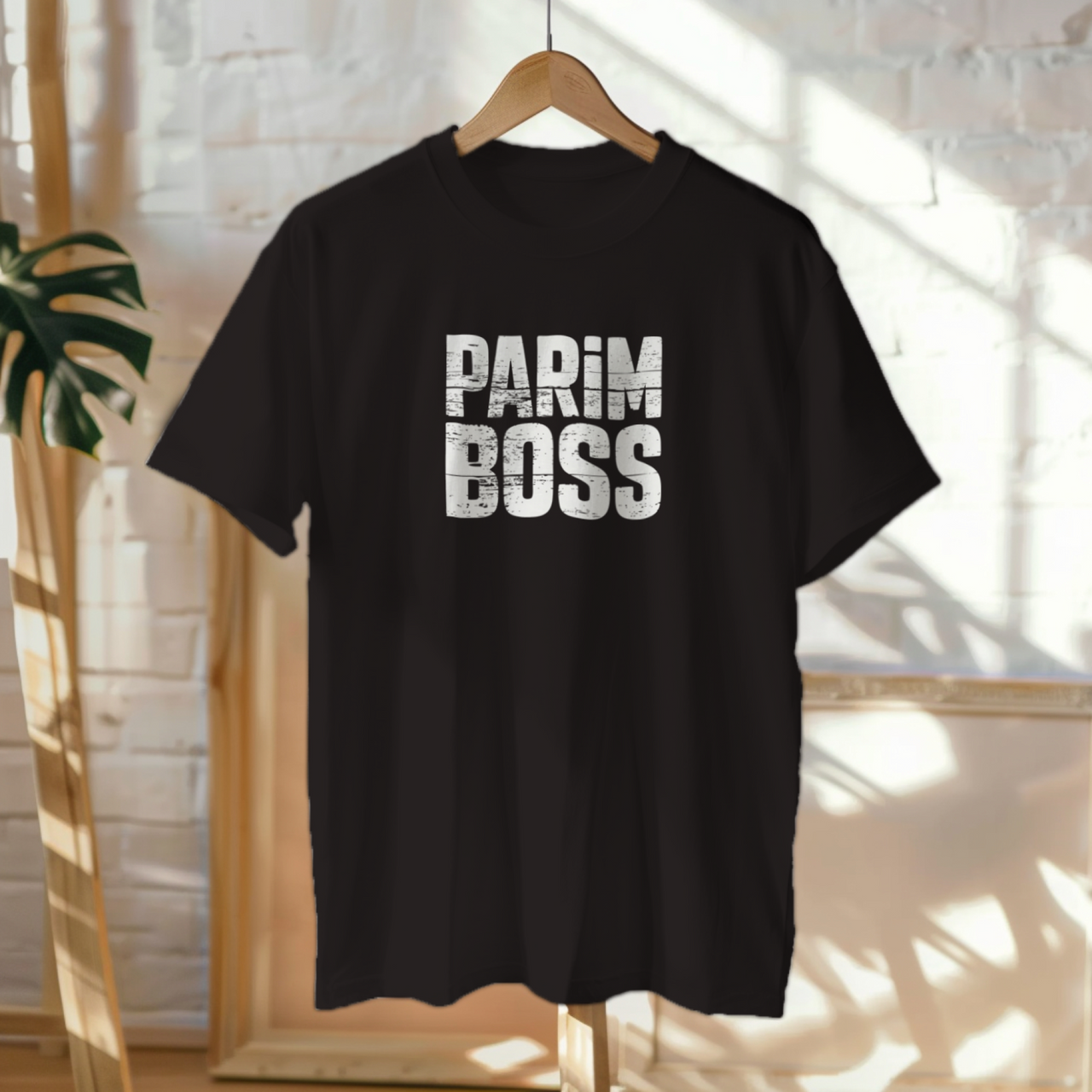 Mustad UNISEX T-särgid  "Parim Boss"