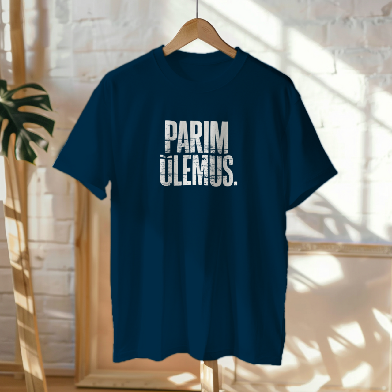 Tumesinised UNISEX T-särgid  "Parim ülemus"
