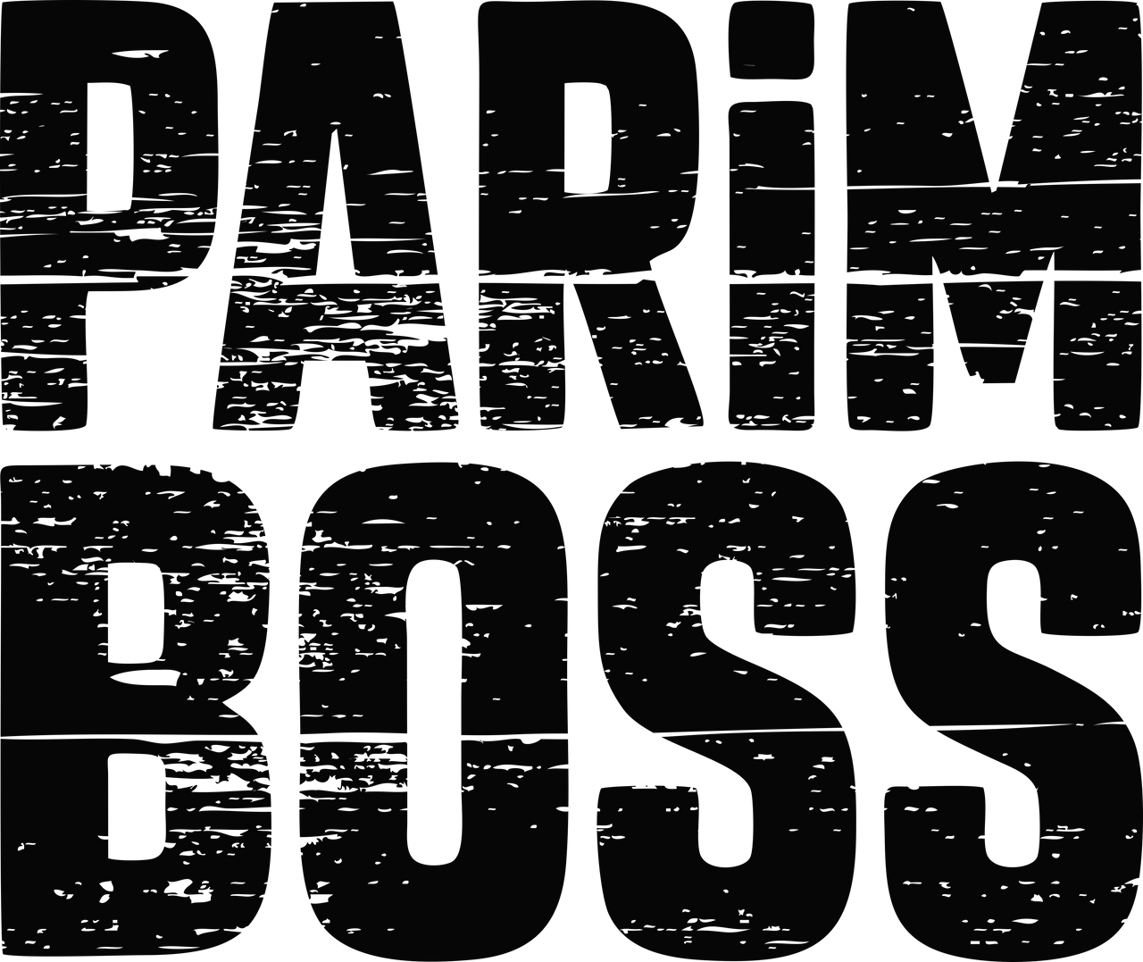 Valged UNISEX T-särgid "Parim boss - Mini"