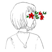 Biały t-shirt Kwiatowa wizja