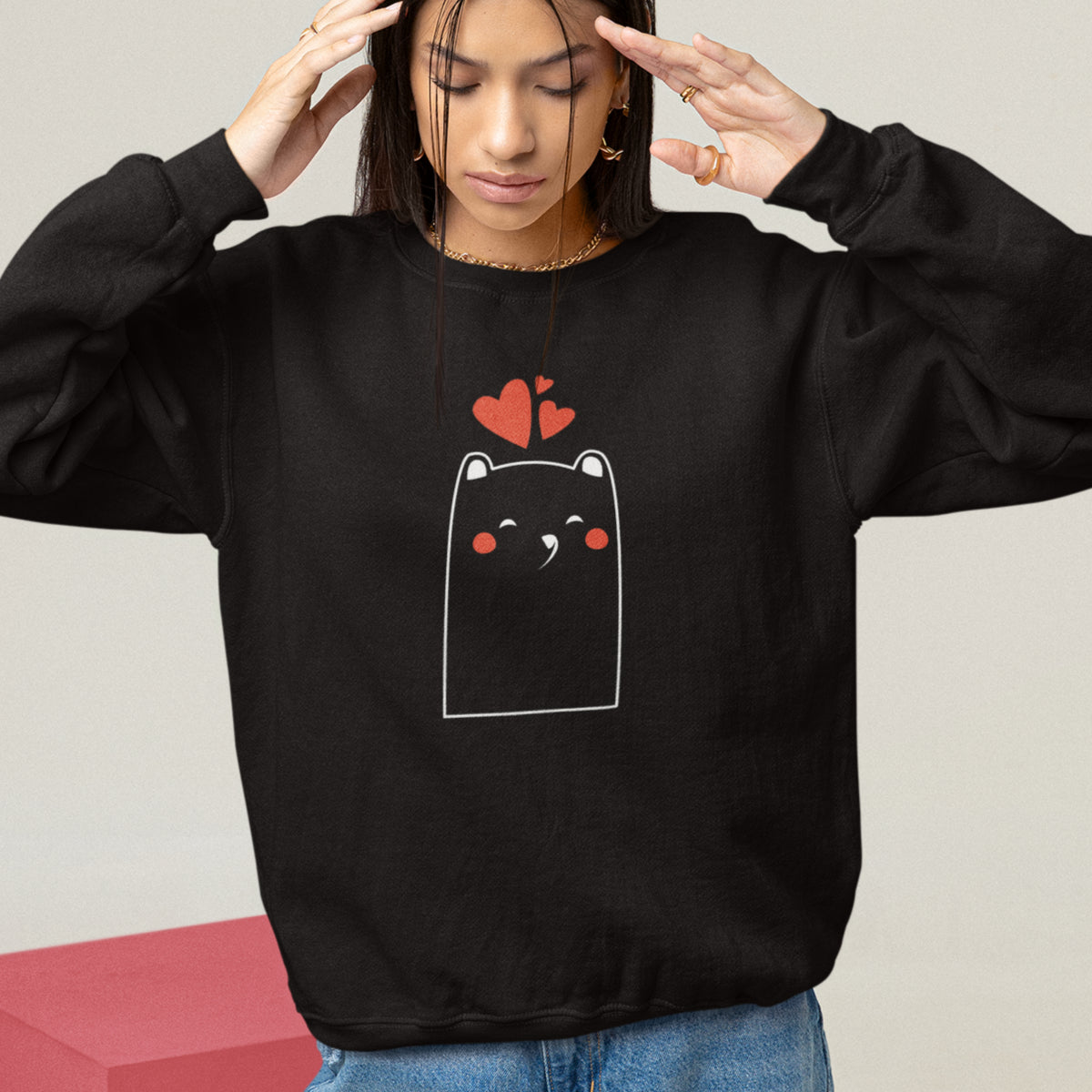 Mustad kapuutsita dressipluusid paaridele „Karud“