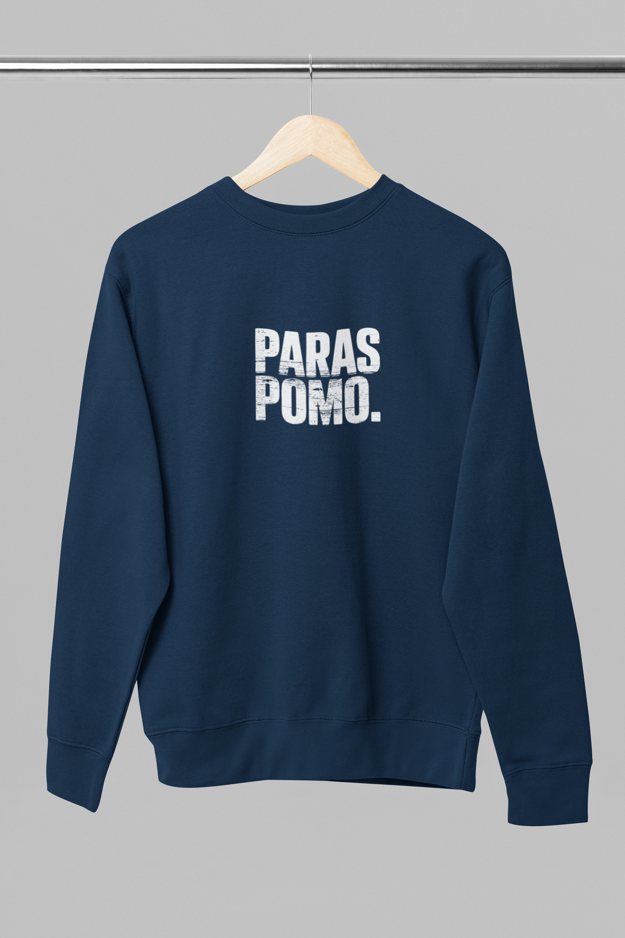 Sininen unisex collegepaita "Paras Pomo"