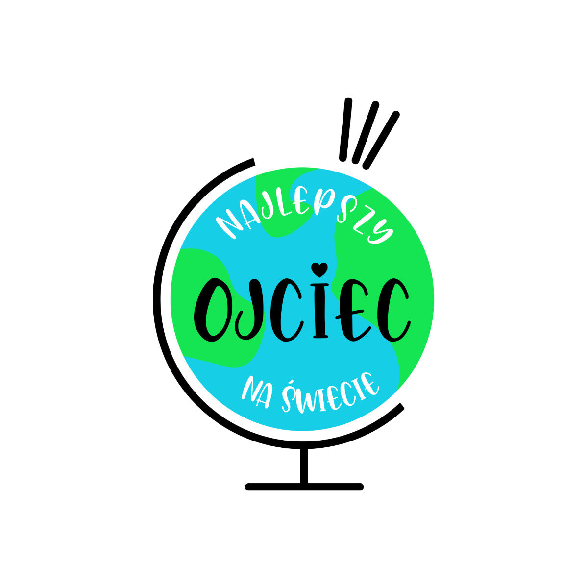 Bluza biała Najlepszy ojciec na świecie