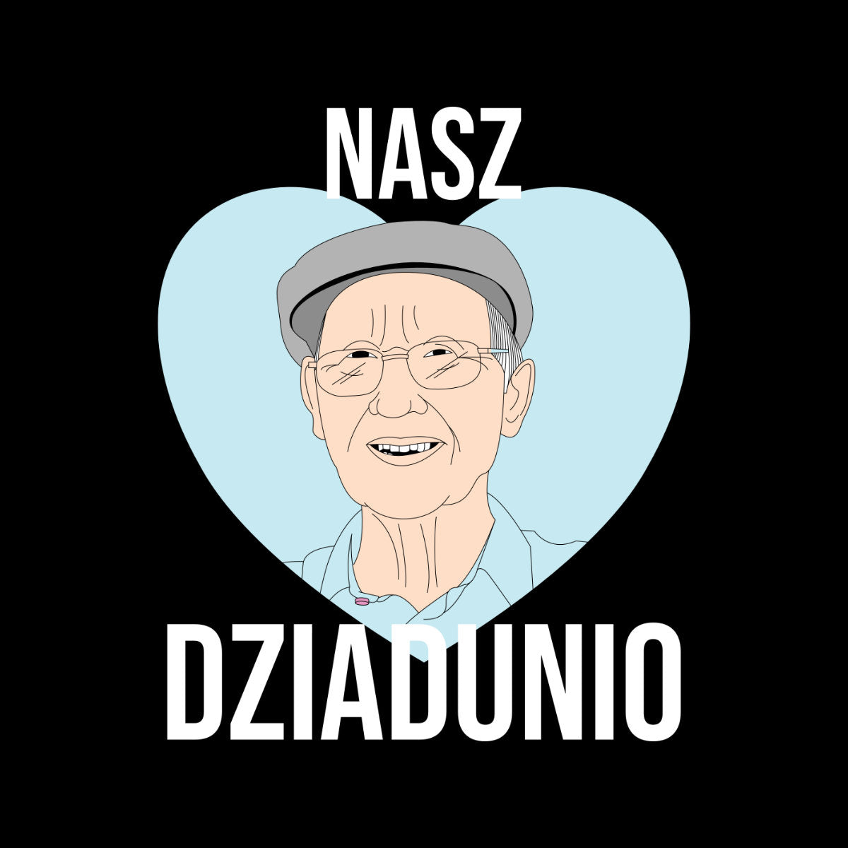 Bluza czarna Nasz dziadunio