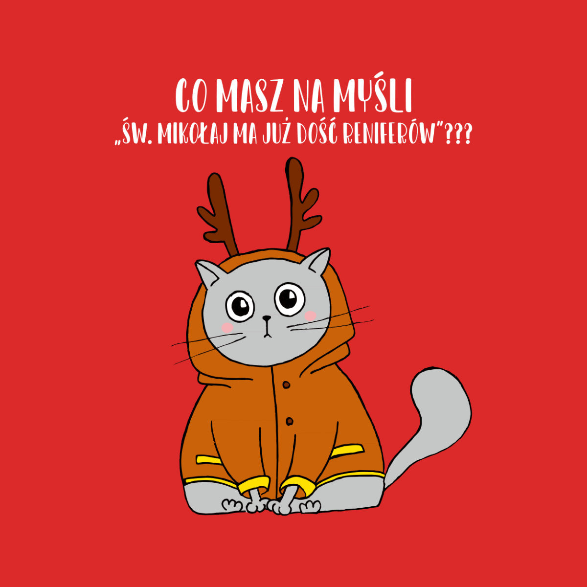 Czerwona bluza Co masz na myśli