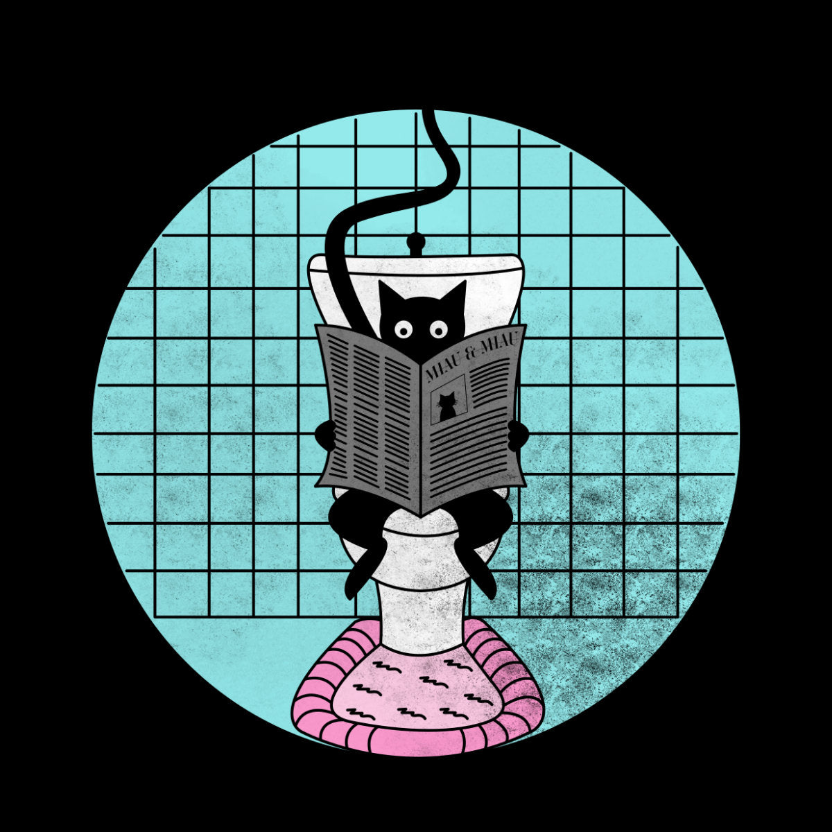 Czarny T-shirt Poświęcenie czasu dla siebie