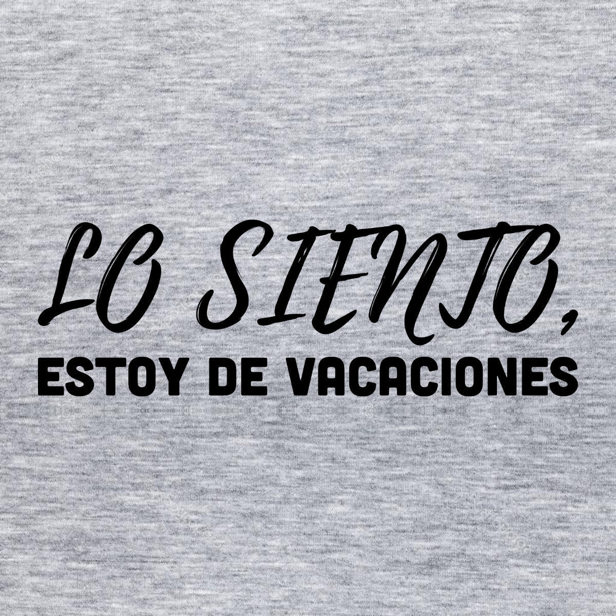 Melange grey T-shirt Sorry, I'm on vacation