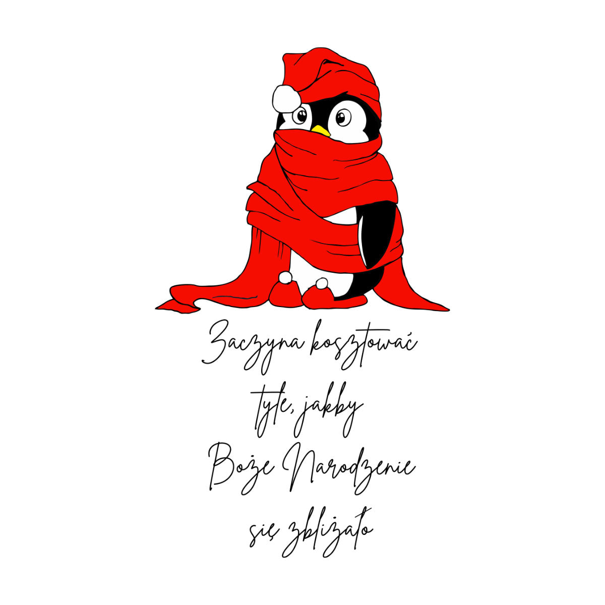 Biały UNISEX T-shirt Zaczyna kosztować tyle