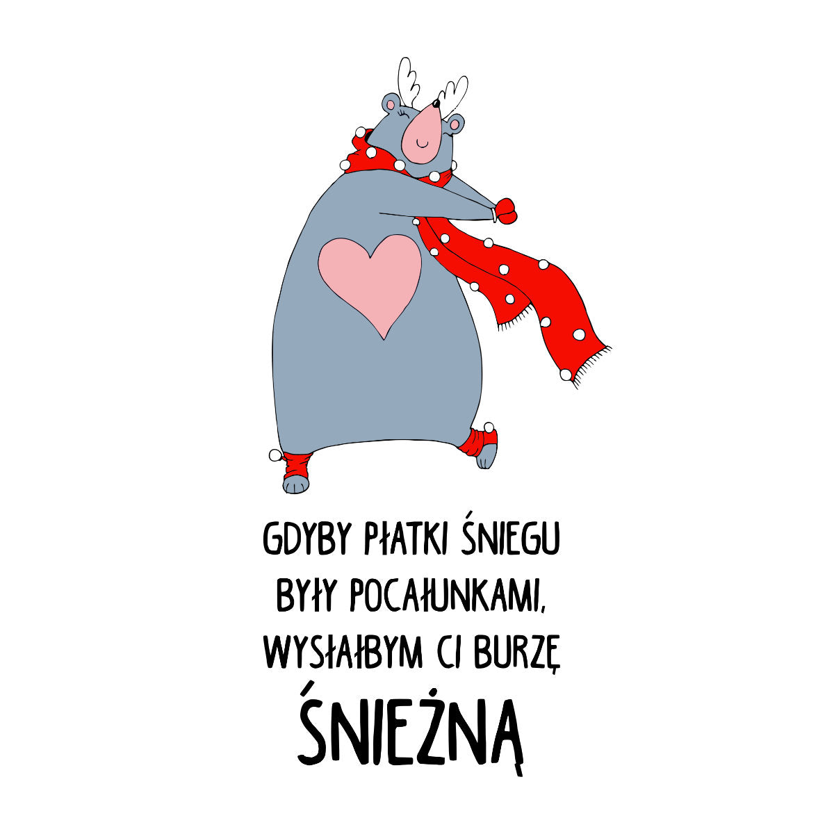 Biała bluza Burze śnieżna