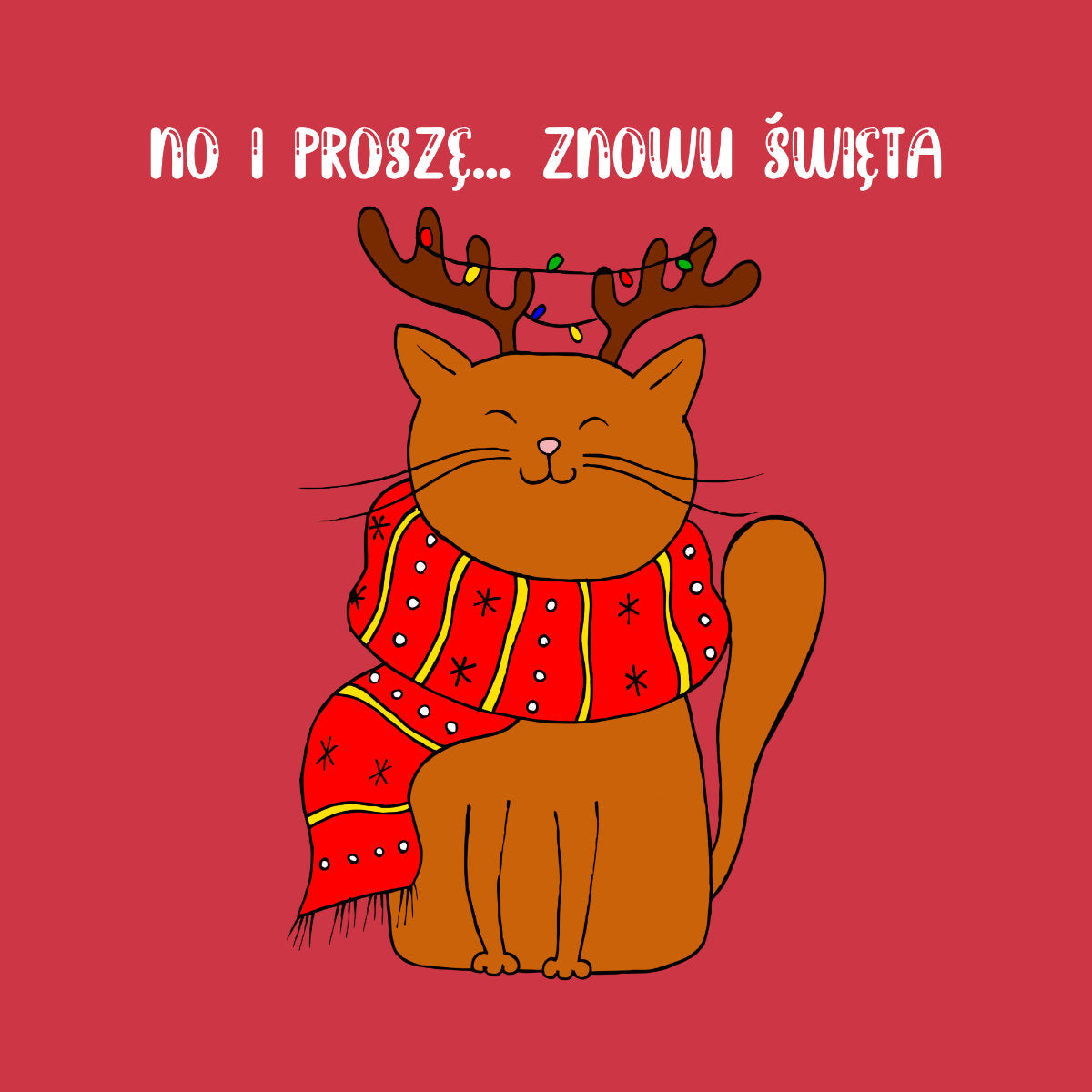 UNISEX Czerwona bluza No i proszę...