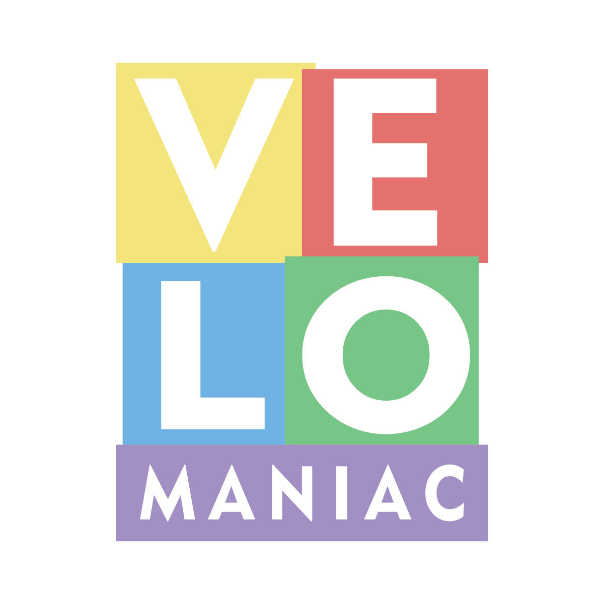 Biała UNISEX koszulka "Velomaniac"