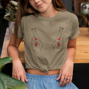 Khaki T-Shirt Finger