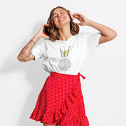 White T-shirt King Of Basketball