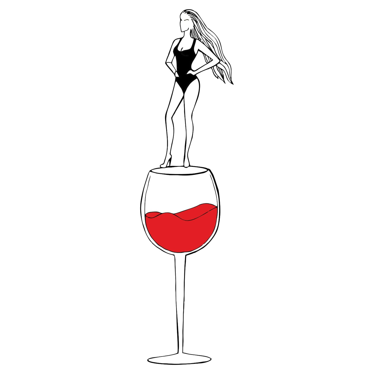 Valge UNISEX T-särk Veinileedi