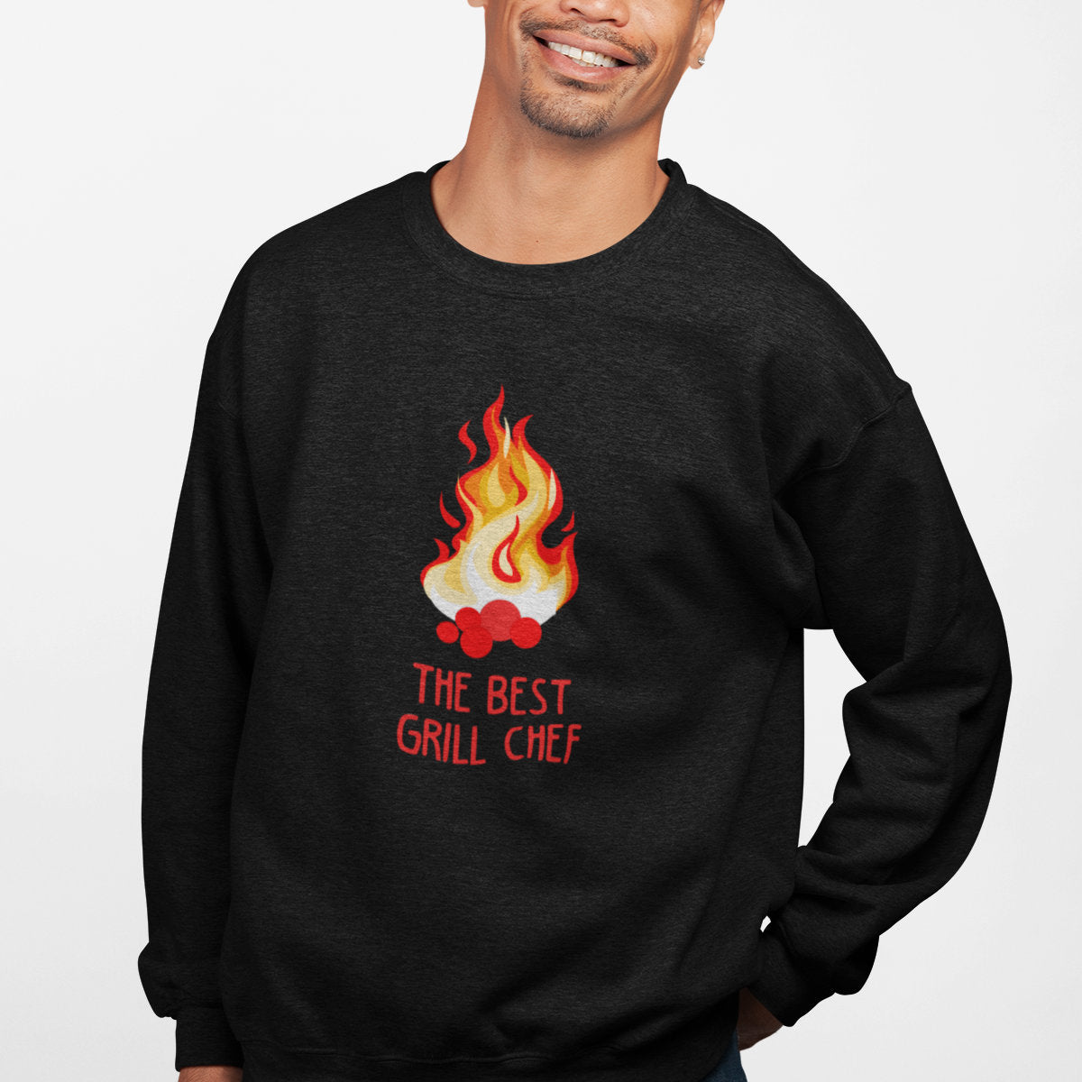 Black Sweatshirt The Best Grill Chef