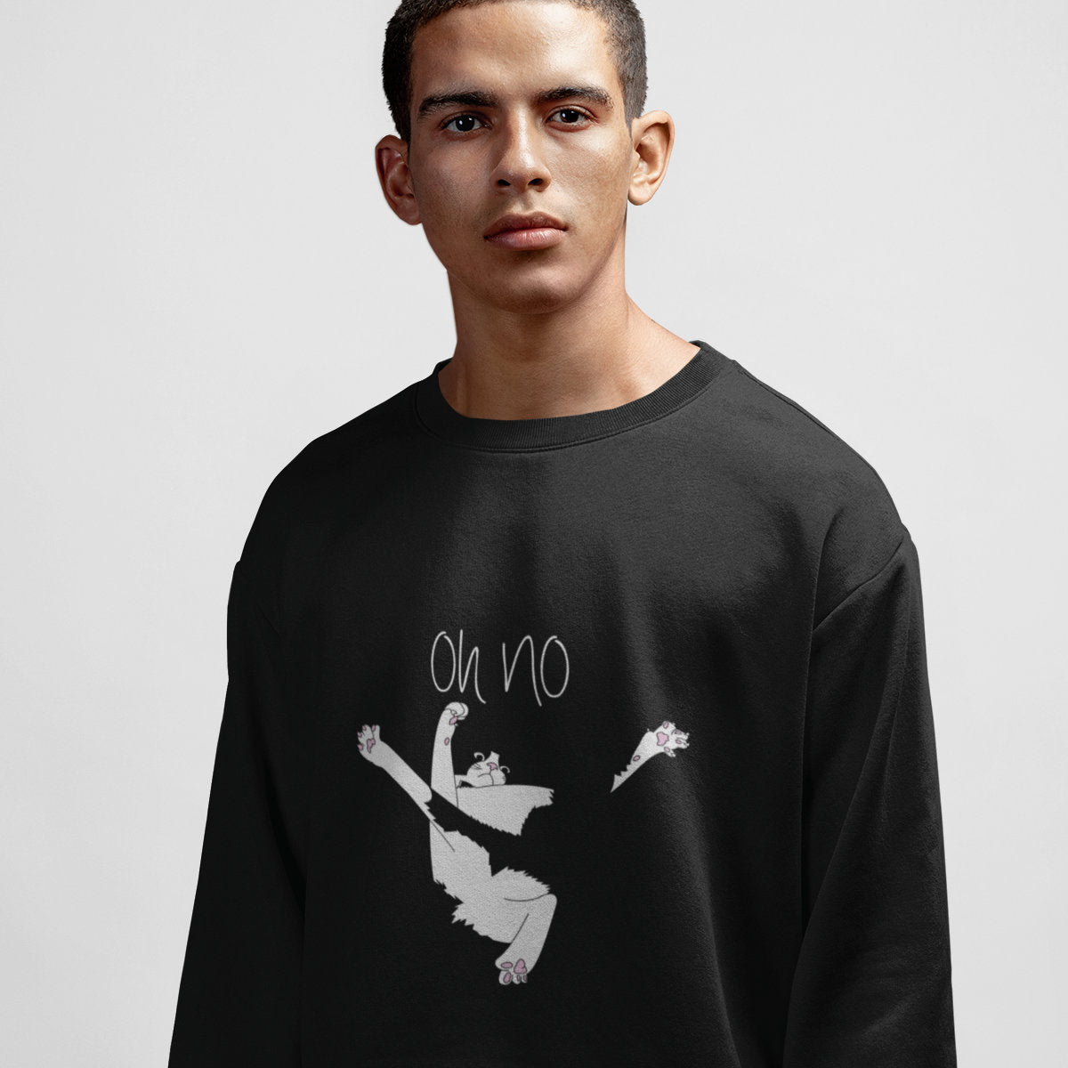 Black Sweatshirt Oh no