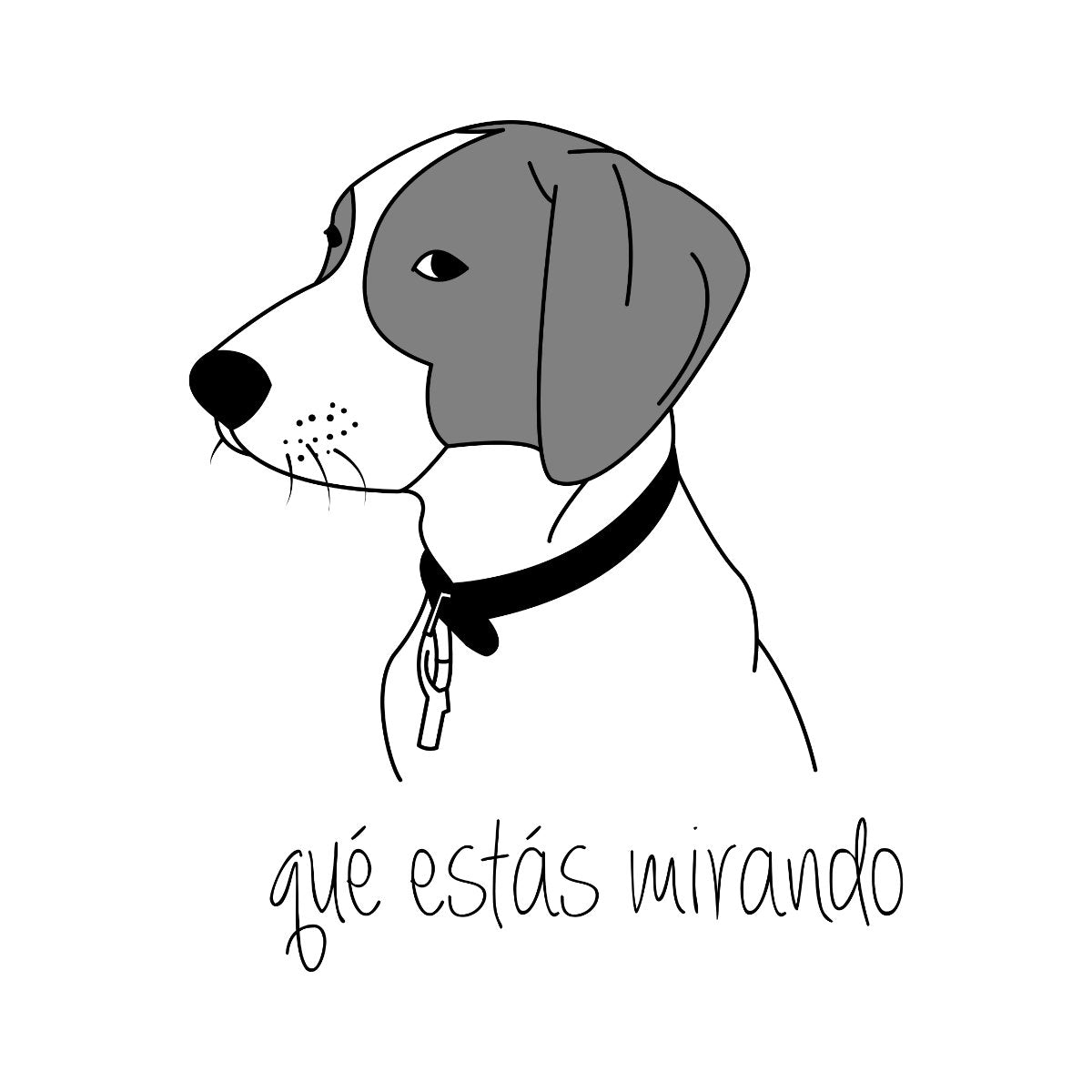 White Sweatshirt Why are you staring at me?