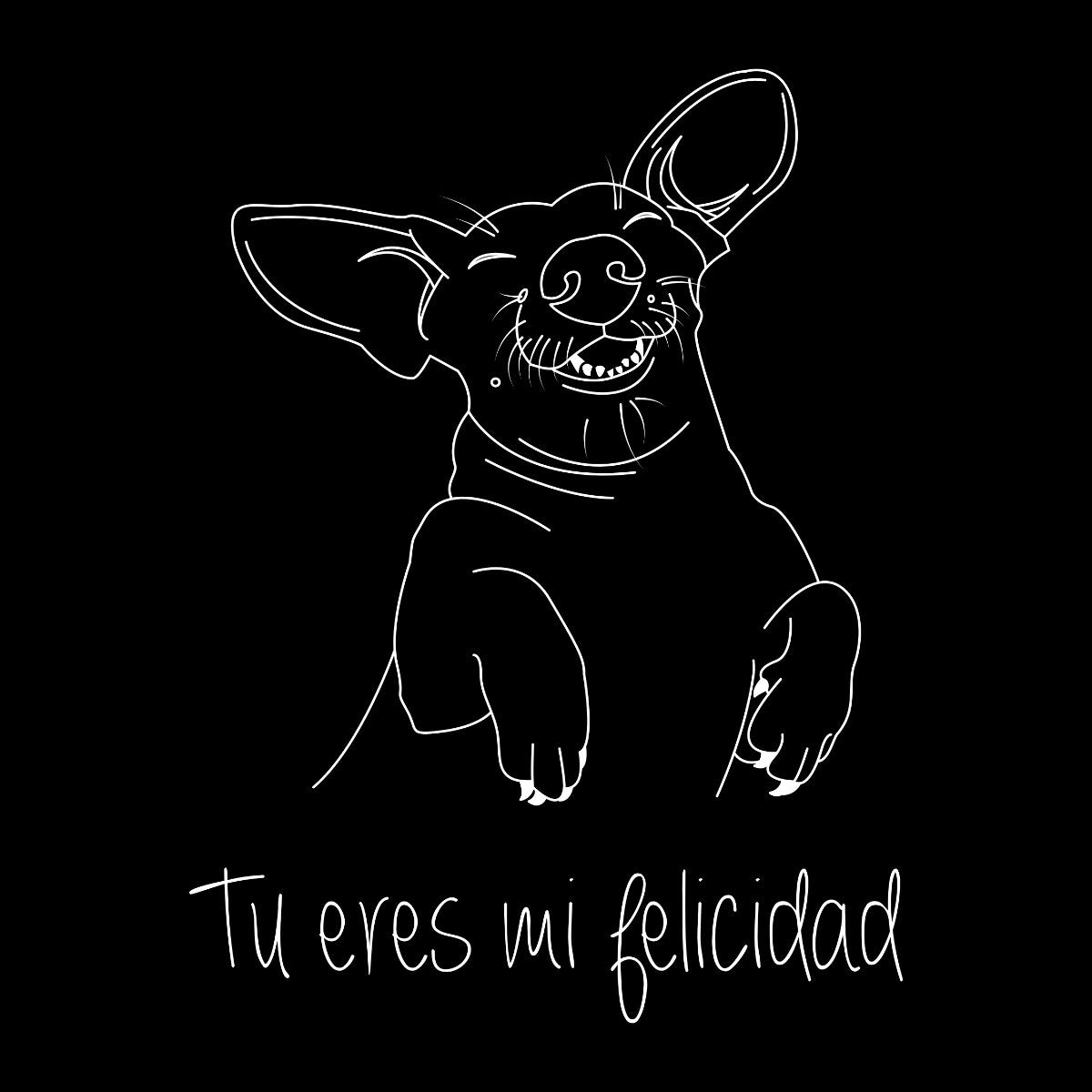 Black Sweatshirt You are my happiness